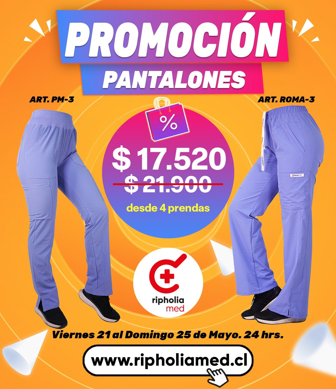  Promo Pantalones A: $17.520.-