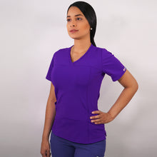  Delantal Mujer tela elasticada. Morado - Art. 2040