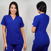 Delantal Mujer tela antifluidos. Azul Rey - Art. 2309