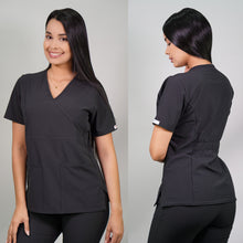  Delantal Mujer tela antifluidos. Gris oscuro - Art. 2317