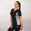 Delantal Mujer tela elasticada estampada. Combina con Negro - Art. 2329
