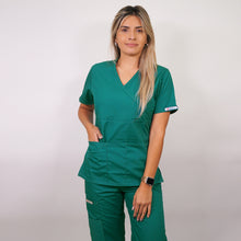  Delantal Mujer tela poplin. Verde Jade - Art. 2330