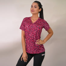  Delantal Mujer tela elasticada estampada. Combina con  Fucsia y con Negro - Art. 2429