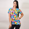 Delantal Mujer tela elasticada estampada - Art. 2466