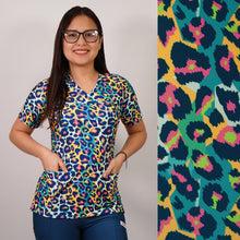  Delantal Mujer tela elasticada estampada Multicolor - Art. 2510