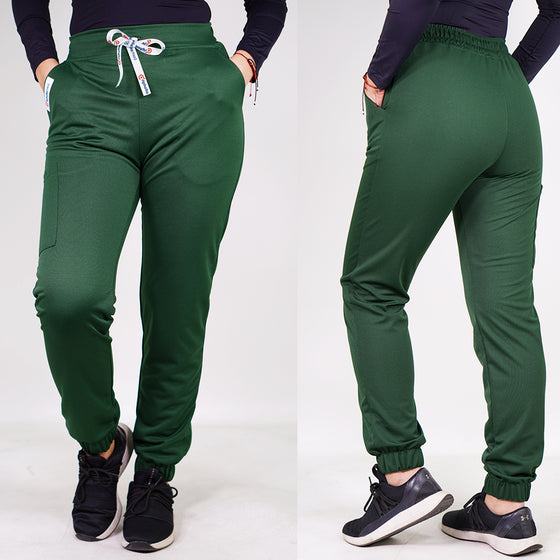 Jogger clínico PRIVE.   Art. 569-12 - Verde Botella