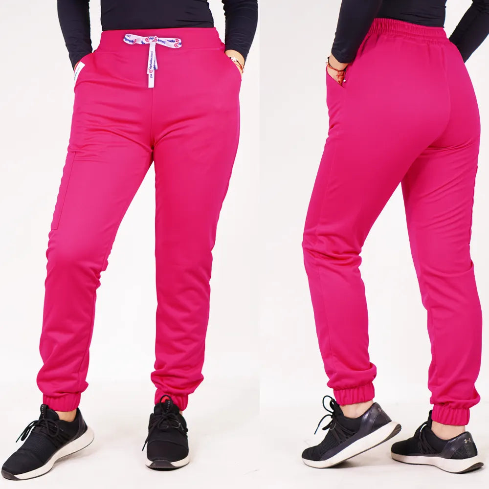 Pantalón Jogger clínico PRIVE.   Art. 569-13 - Fucsia