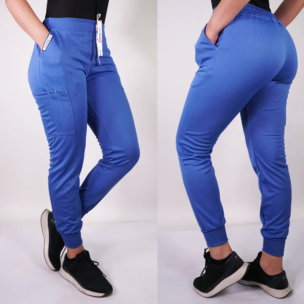Pantalón Jogger clínico PRIVE.   Art. 569-3 - Celeste