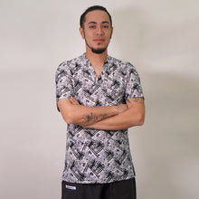  Delantal elasticado hombre tela estampada. Combina con Negro y con Gris. Art. 655