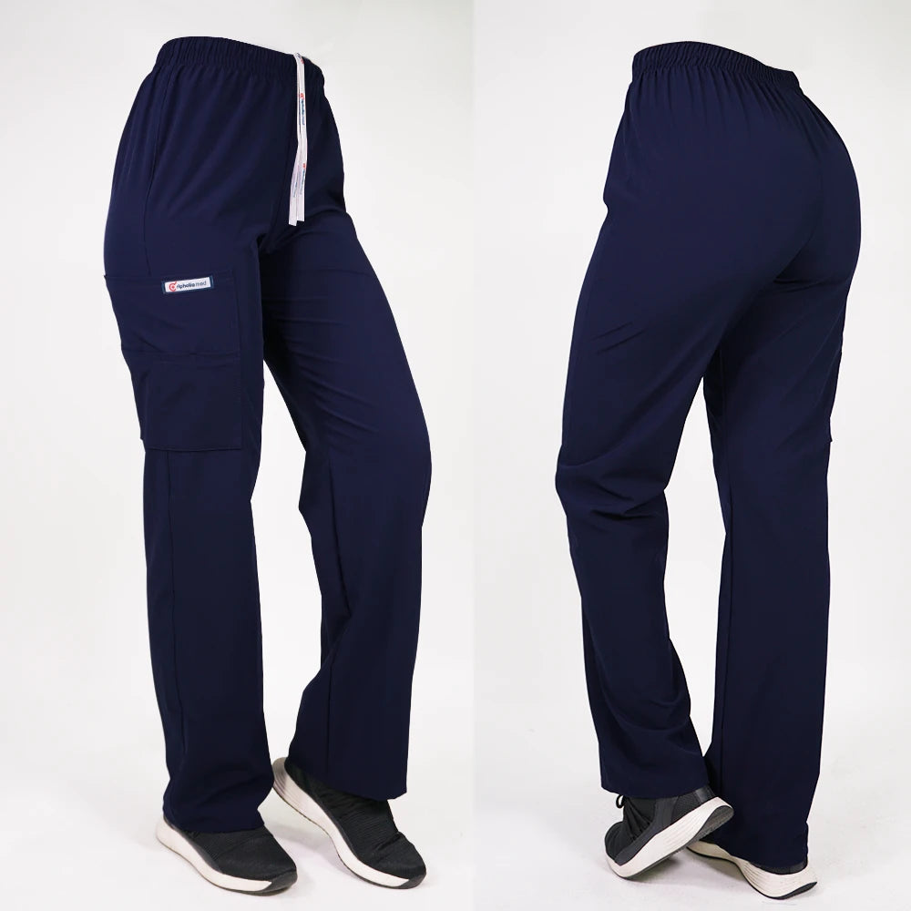 Pantalón Clínico Recto Anti fluidos Azul Marino 799-1