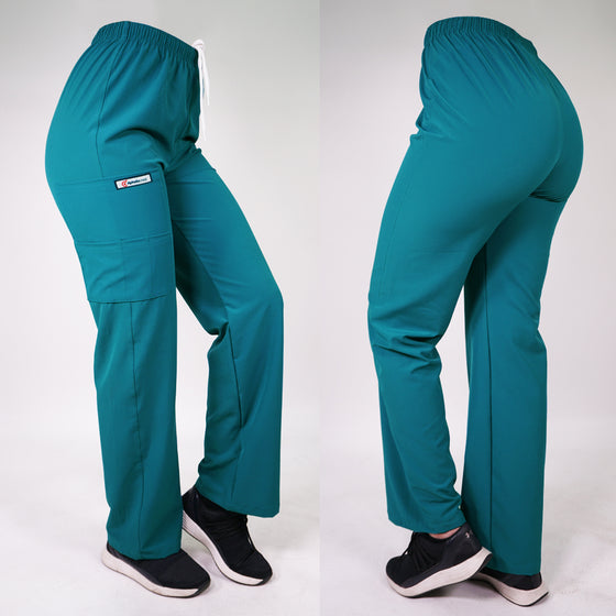 Pantalón clínico Recto Antifluido.   Art. 799-15 - Verde Turquesa