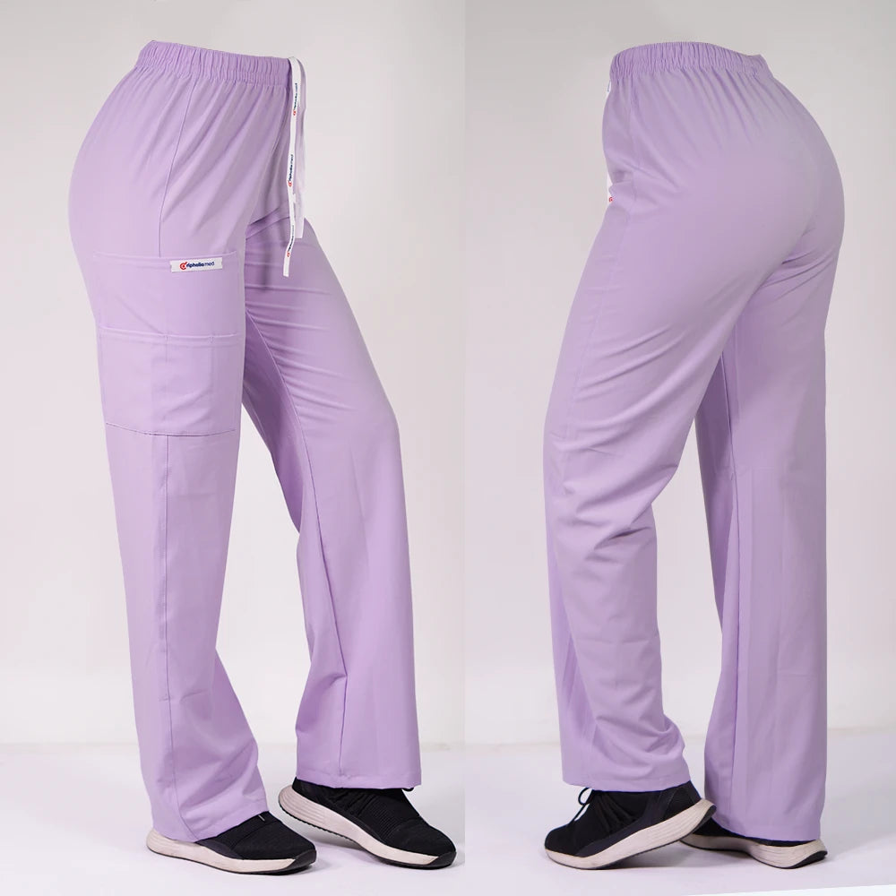 Pantalón Clínico Recto Anti fluidos Lila 799-18