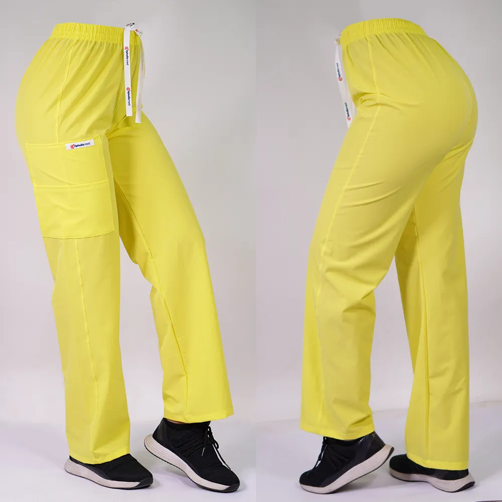 Pantalón clínico Recto Anti fluido. Art. 799-21 - AMARILLO