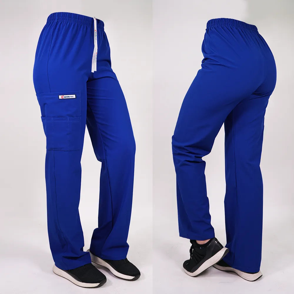 Pantalón Clínico Recto Anti fluidos Azul Rey 799-2
