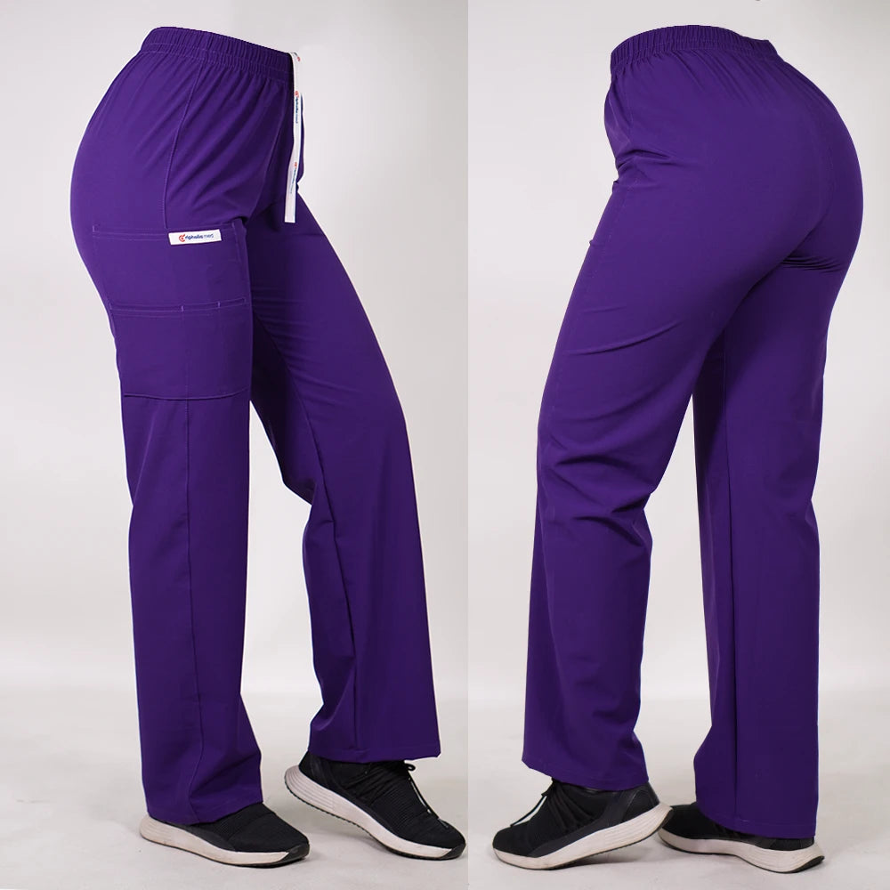 Pantalón Clínico Recto Anti fluidos Morado 799-4-A