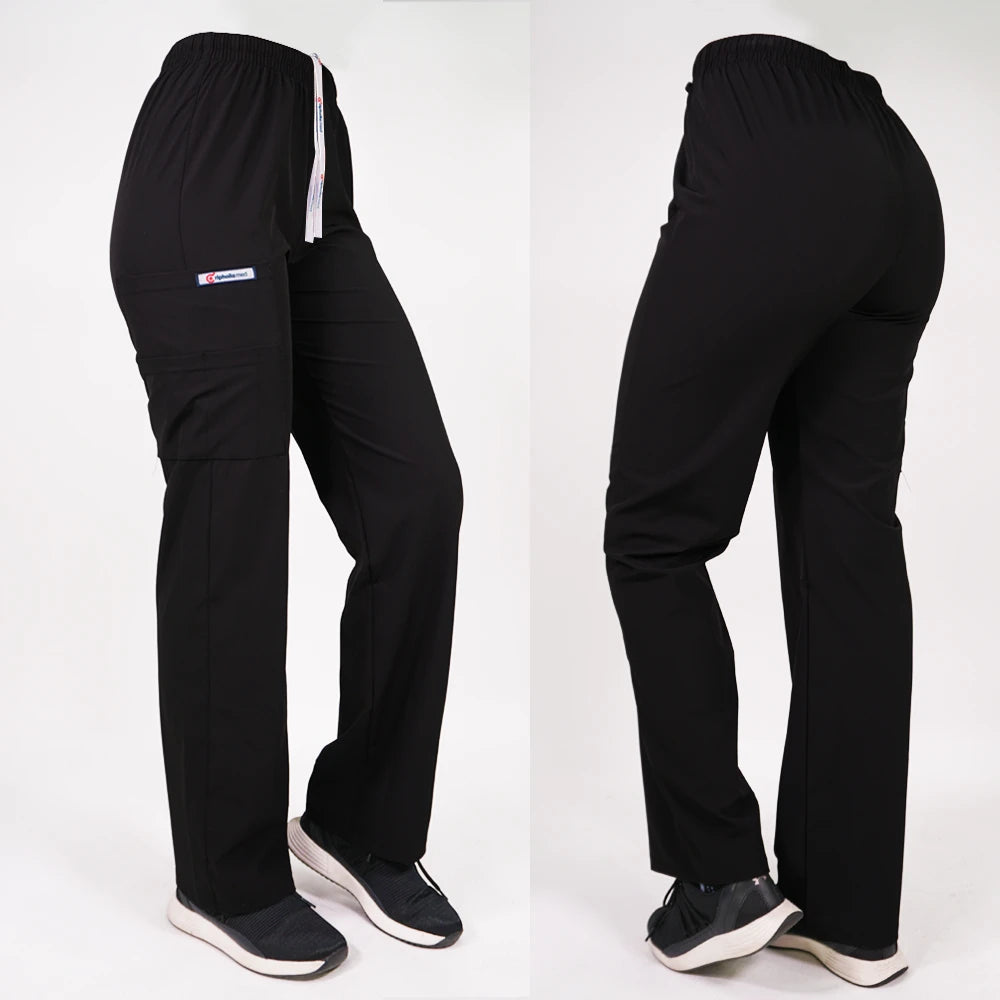 Pantalón Clínico Recto Anti fluidos Negro 799-8