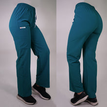  Pantalón clínico Recto Antifluido.   Art. 799-9 - Verde Petróleo