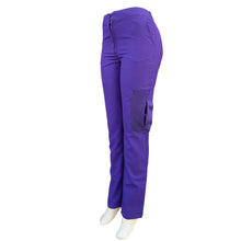  Pantalón clínico Mujer tela poplin.   Art. 805 - Morado