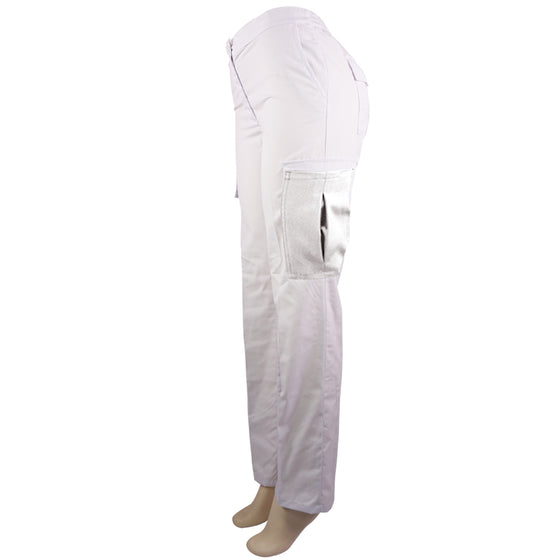 Pantalón clínico Mujer tela poplin.   Art. 820 - Blanco