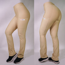  Pantalón clinico Extra-elasticado Spandex.   Art. 880-11-A - Beige