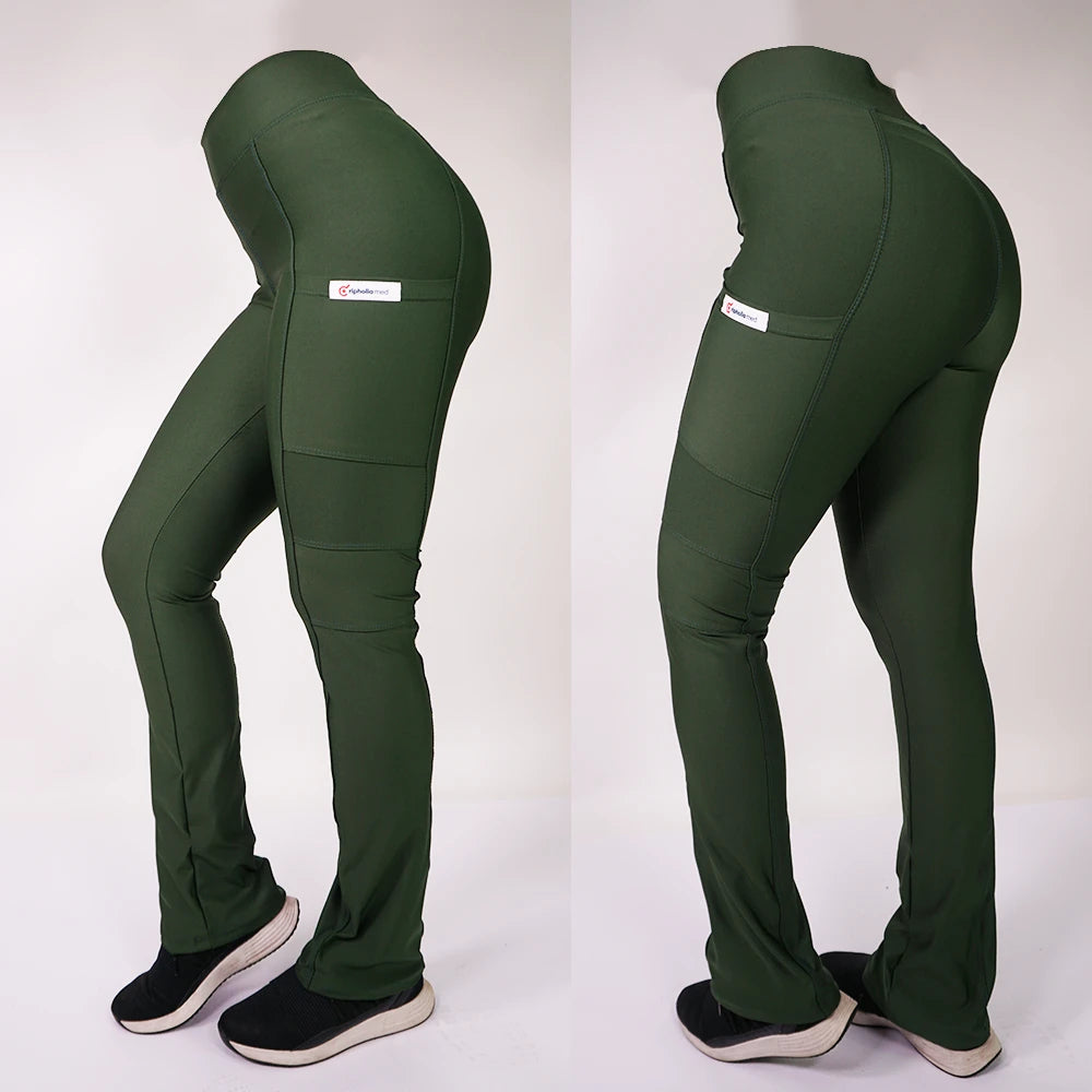Pantalón Clínico Mujer Verde Botella 880-12-A
