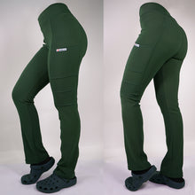  Pantalón clinico elasticado Spandex.   Art. 880-12 - Verde Botella