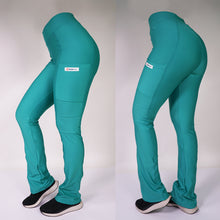  Pantalón clinico Extra-elasticado Spandex.   Art. 880-14-A - Verde Esmeralda