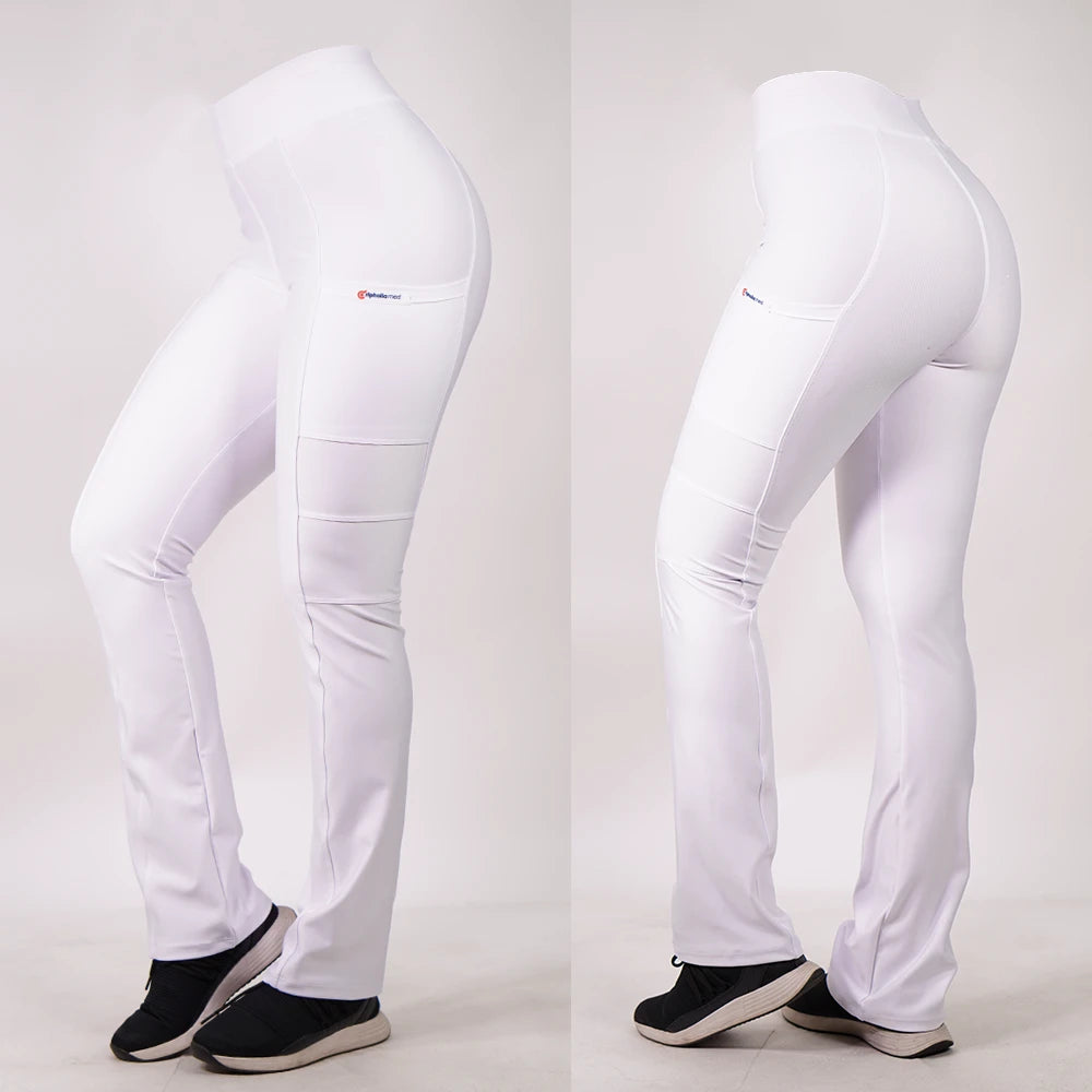 Pantalón Clínico 880-7-A - Blanco  - Mujer