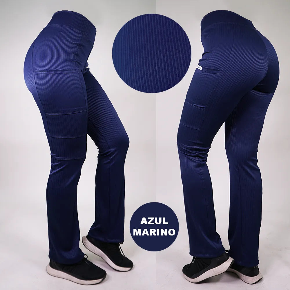 Pantalón clínico elasticado RIB. Art. 881-1 - Azul marino