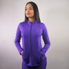 Polerón clínico Spandex - Mujer.   Art. 908 - Morado
