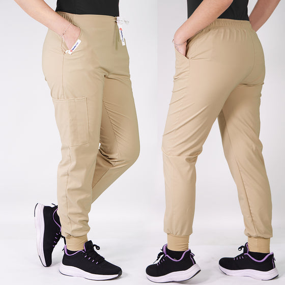 Pantalón Jogger clínico antifluidos.   Art. 999-11 - Beige