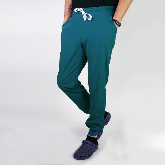 Jogger clínico antifluidos.   Art. 999-15 - Verde Turquesa