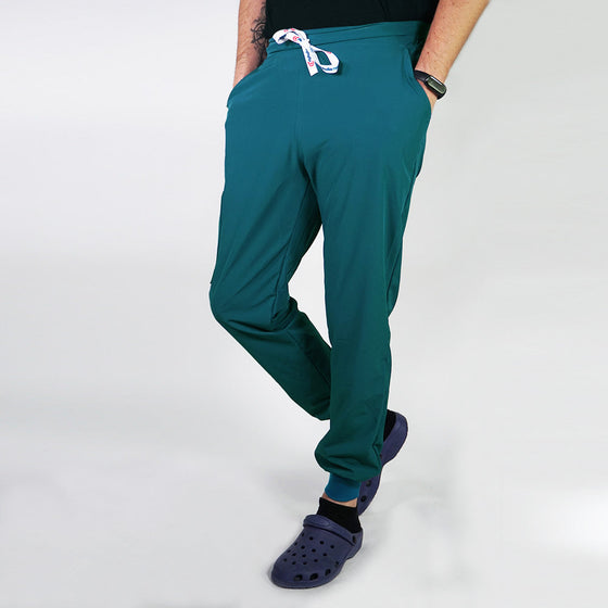 Pantalón Jogger clínico antifluidos.   Art. 999-15 - Verde Turquesa