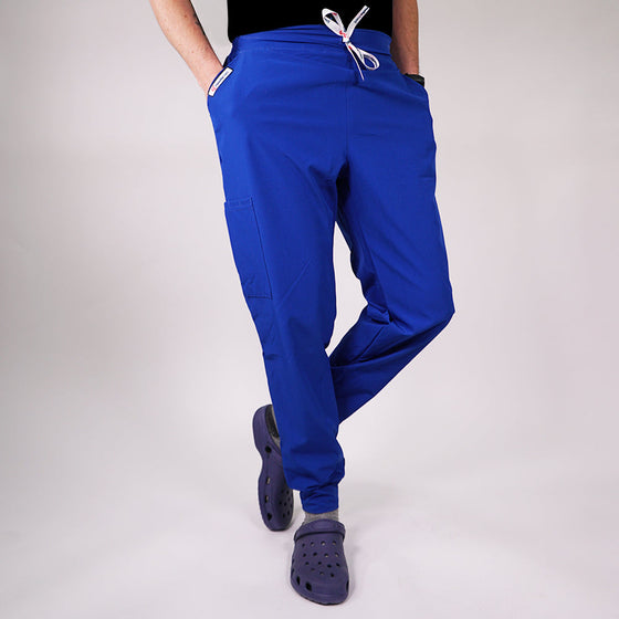 Pantalón Jogger clínico antifluidos.   Art. 999-2 - Azul Rey