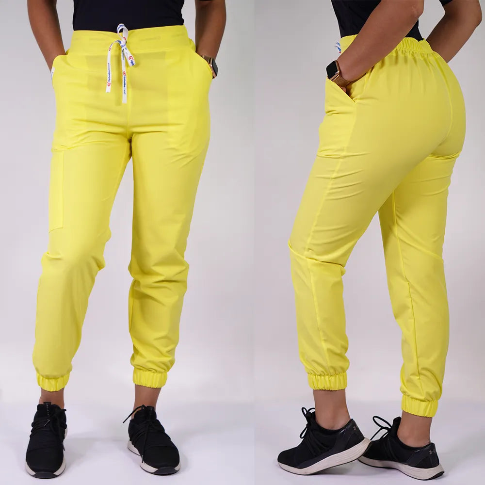 Pantalón Jogger clínico anti fluidos. Art. 999-21 - Amarillo