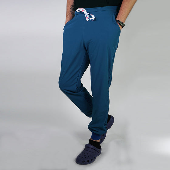 Pantalón Jogger clínico antifluidos.   Art. 999-9 - Verde Petróleo
