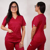 Delantal Mujer Algodón. Rojo - Art. ALG-2322-5