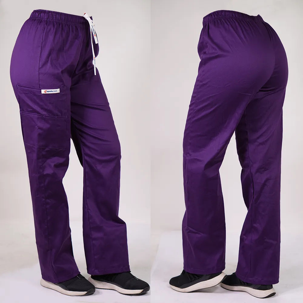 Pantalón clínico Recto Algodón. Art. ALG-799-4 - Lila