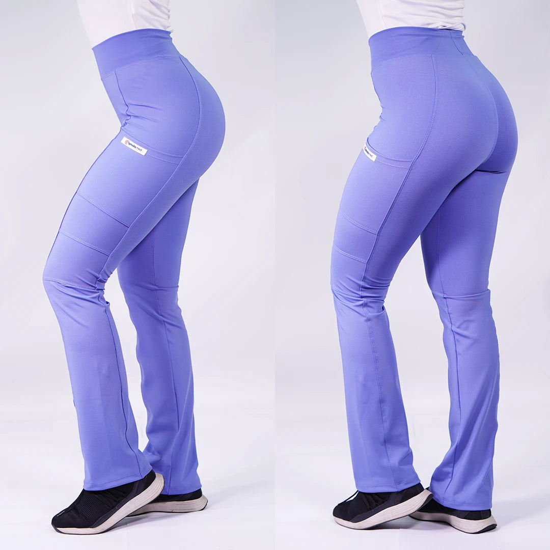 Pantalón Clínico Mujer Celeste FLEX-3