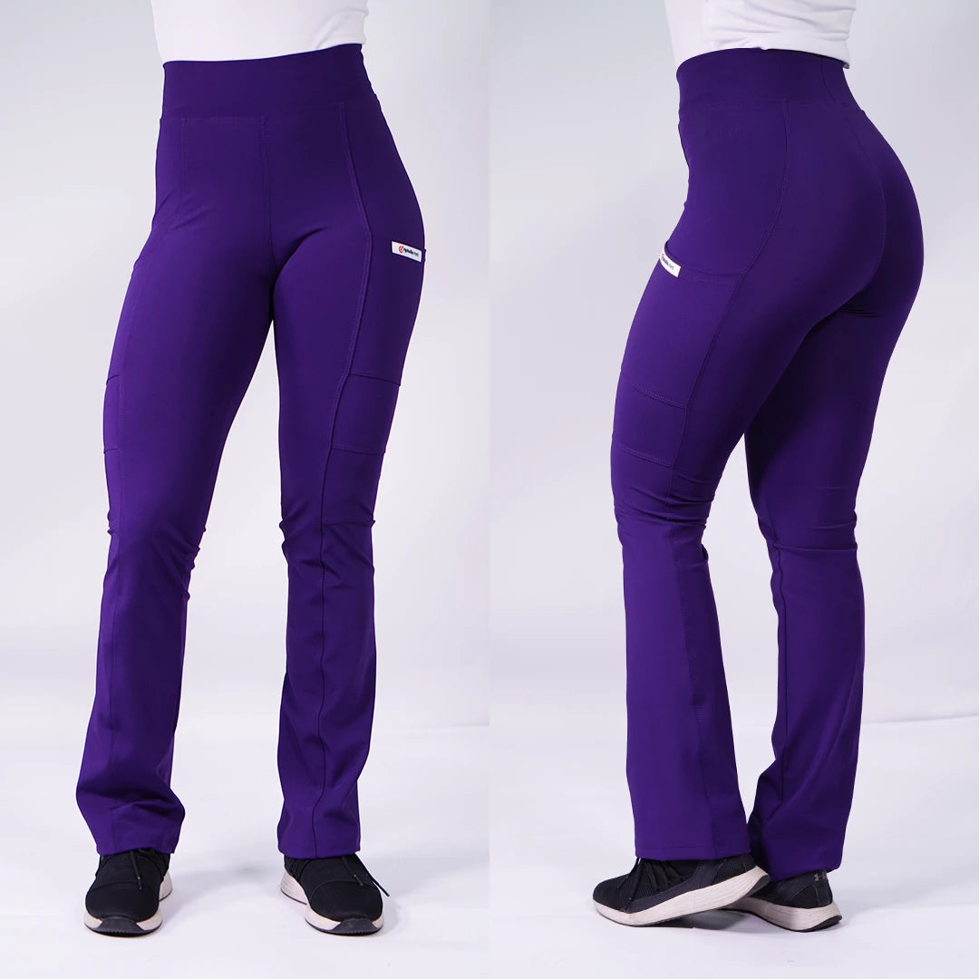 Pantalón Clínico Mujer Morado FLEX-4