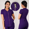 Delantal Antifluidos Mujer Lirio. Morado - Art. LIRIO-4-A