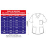 Delantal hombre tela antifluidos. Morado - Art. 650-A