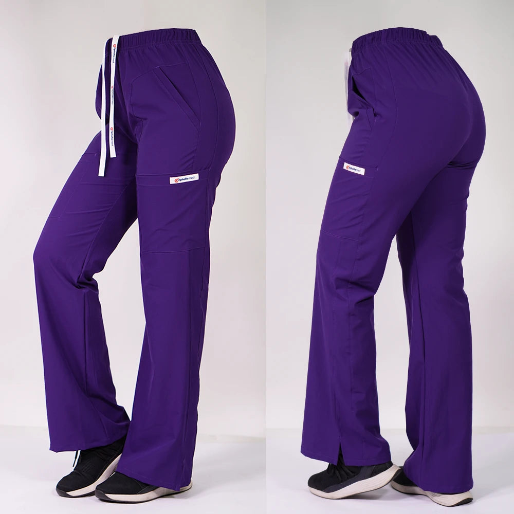 Pantalón Clínico Anti Fluidos Mujer Morado ROMA-4-A