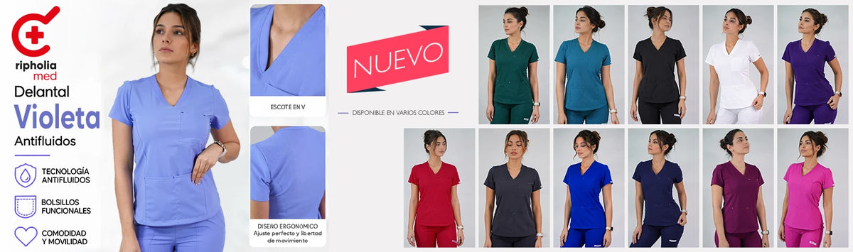 Uniformes Clínicos Mujer - banner escritorio