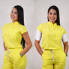 Delantal Mujer antifluidos Amapola. Amarillo - Art. AMAPOLA-21